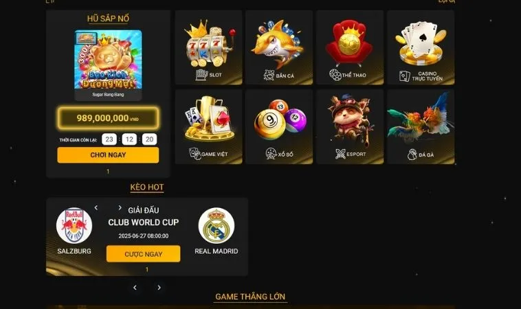 Đa dạng các thể loại game nhanh tại nhà cái 888B